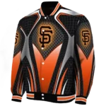 personalized san francisco giants mesh chest black crocs black varsity jacket best selling