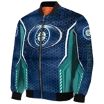 personalized seattle mariners power plate navy blue bomber jacket best selling