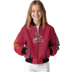 personalized st louis cardinals chevron arrow red bomber jacket best selling