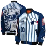 personalized tampa bay rays eagle baseball navy white bomber jacket best selling