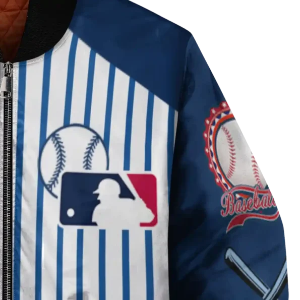 personalized tampa bay rays eagle baseball navy white bomber jacket premium grade