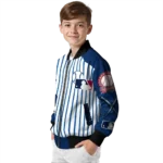 personalized tampa bay rays eagle baseball navy white bomber jacket best selling