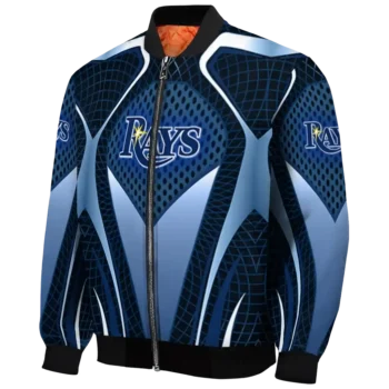 personalized tampa bay rays mesh chest light blue crocs black bomber jacket best selling