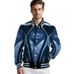 personalized tampa bay rays mesh chest light blue crocs black varsity jacket best selling
