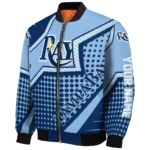 personalized tampa bay rays star burst navy bomber jacket best selling