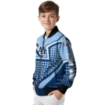 personalized tampa bay rays star burst navy bomber jacket best selling