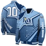 personalized tampa bay rays star burst navy varsity jacket best selling