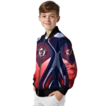personalized washington nationals mesh chest red crocs black bomber jacket best selling