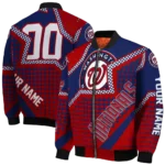 personalized washington nationals star burst red bomber jacket best selling
