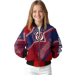 personalized washington nationals star burst red bomber jacket best selling