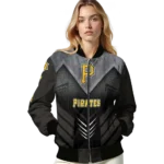pittsburgh pirates arrow layer black bomber jacket best selling