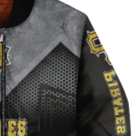 pittsburgh pirates arrow layer black bomber jacket best selling