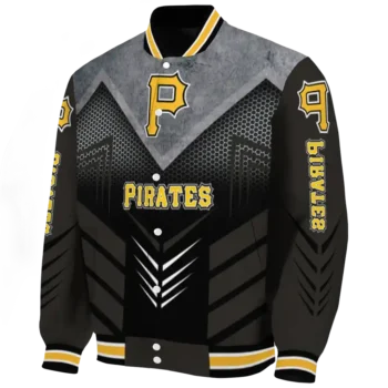 pittsburgh pirates arrow layer black varsity jacket best selling