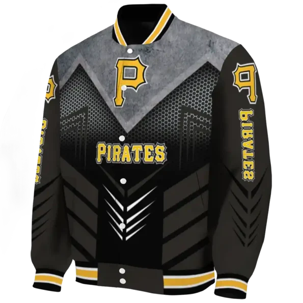 pittsburgh pirates arrow layer black varsity jacket best selling