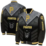 pittsburgh pirates arrow layer black varsity jacket best selling