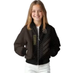 san diego padres triple side stripes brown black bomber jacket best selling