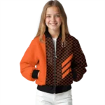 san francisco giants triple side stripes orange black bomber jacket best selling