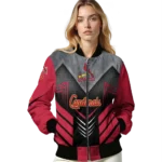 st louis cardinals arrow layer red black bomber jacket best selling
