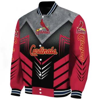 st louis cardinals arrow layer red black varsity jacket best selling