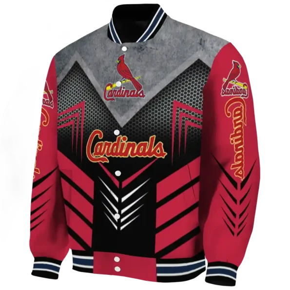 st louis cardinals arrow layer red black varsity jacket best selling