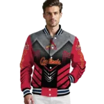 st louis cardinals arrow layer red black varsity jacket best selling
