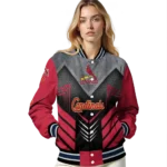 st louis cardinals arrow layer red black varsity jacket best selling