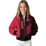 st louis cardinals triple side stripes red black bomber jacket best selling