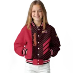 st louis cardinals triple side stripes red black varsity jacket best selling