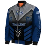 tampa bay rays arrow layer navy black bomber jacket best selling