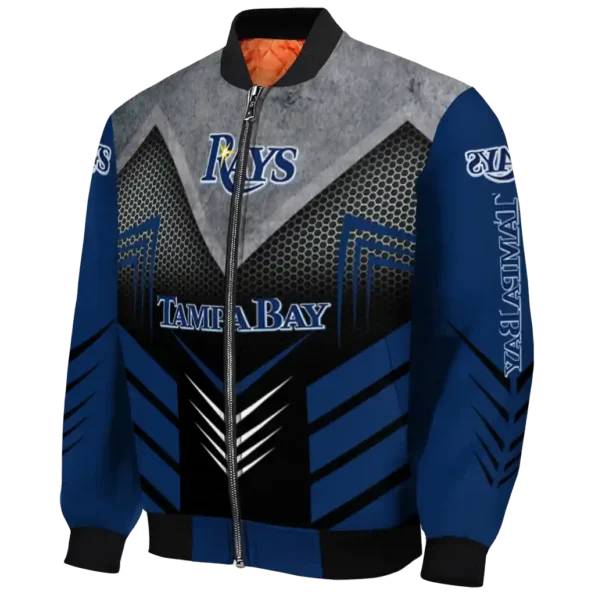 tampa bay rays arrow layer navy black bomber jacket best selling