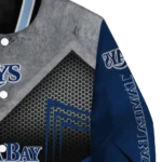tampa bay rays arrow layer navy black varsity jacket best selling