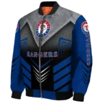 texas rangers arrow layer blue black bomber jacket best selling
