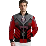washington nationals arrow layer red black bomber jacket best selling