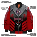 washington nationals arrow layer red black bomber jacket best selling