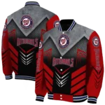 washington nationals arrow layer red black varsity jacket best selling