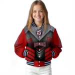 washington nationals arrow layer red black varsity jacket best selling